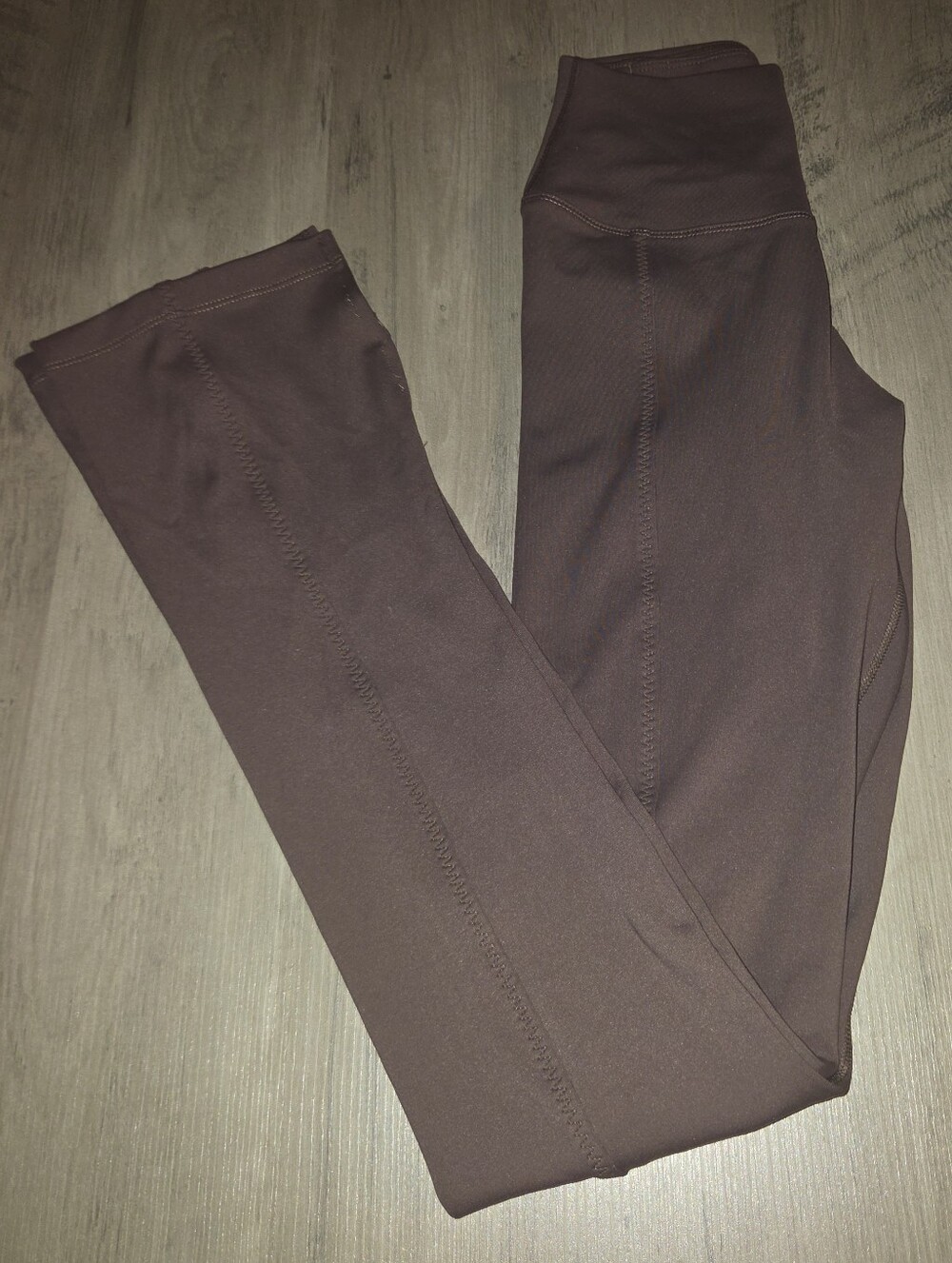 Nike Dri-FIT Brown High-Rise Split Hem Leggings Size XS